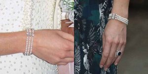 three strand pearl bracelet