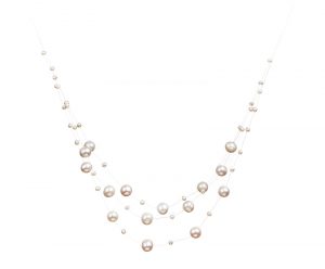 floating pearl necklace