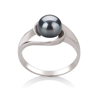 pearlsonly-blog-77-image-1-pearl - 6-7mm AAA Quality Freshwater Cultured Pearl Ring in Clare Black - Pearls Jewelry - prearlsonly
