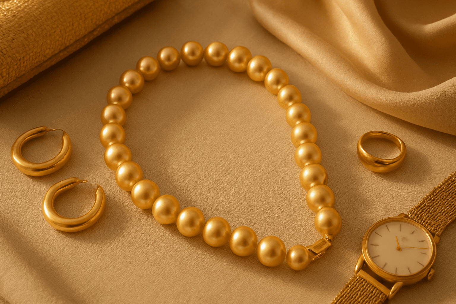 تنسيق لآلئ بحر الجنوب الذهبية