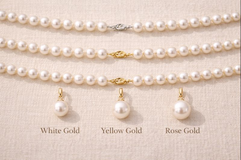 pearlsonly-blog-111-image-4-pearl - مطابقة المعادن في عقد اللؤلؤ مع القلادة المعلقة - مجوهرات اللؤلؤ - pearlsonly