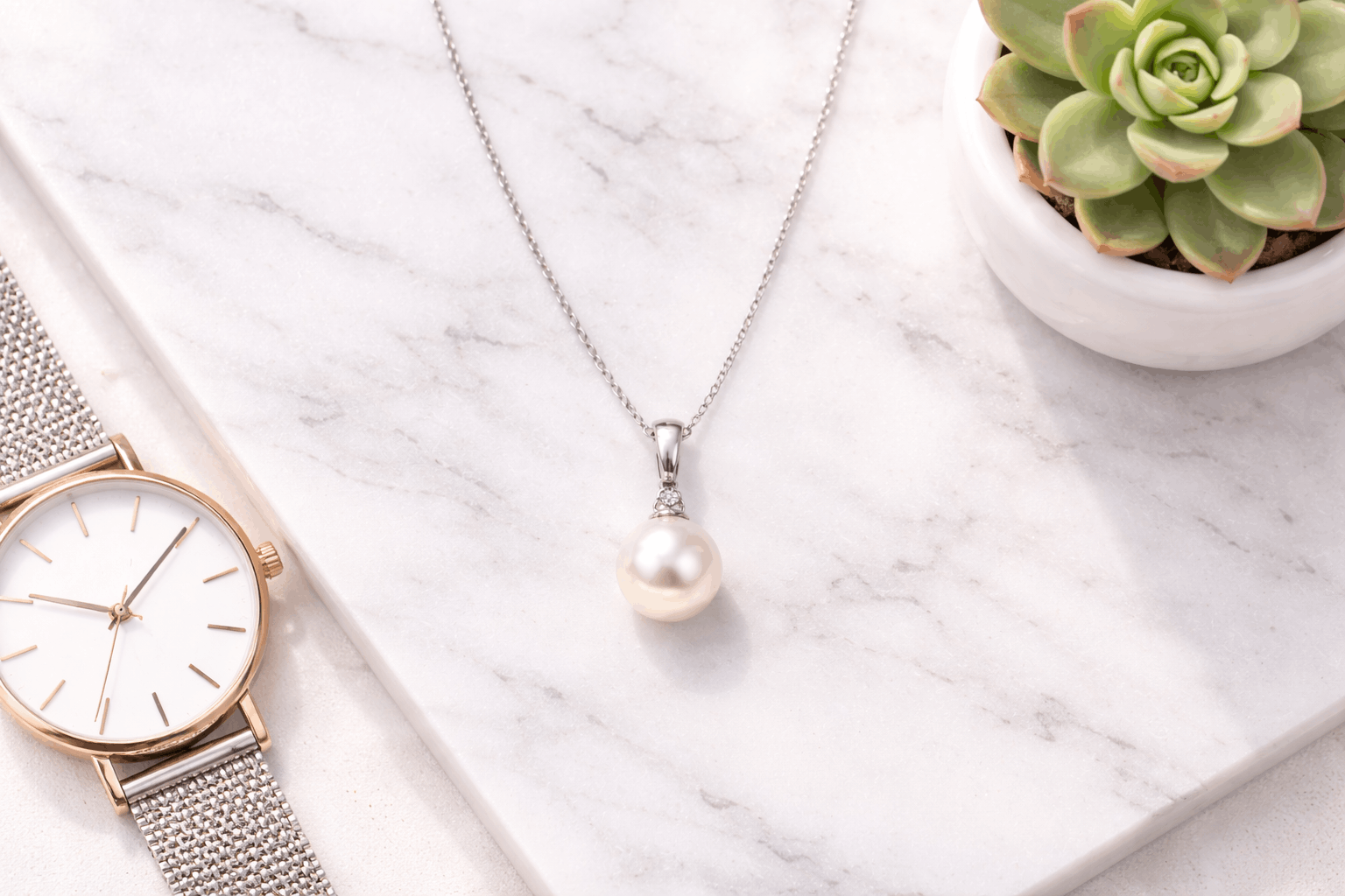 01. لماذا تختار قلادة لؤلؤة معلقة؟