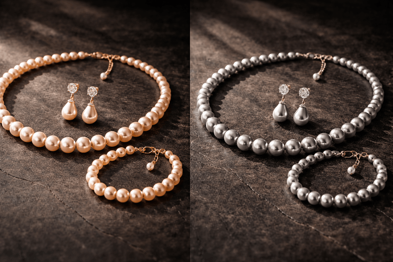 ألوان لآلئ بديلة للعرائس