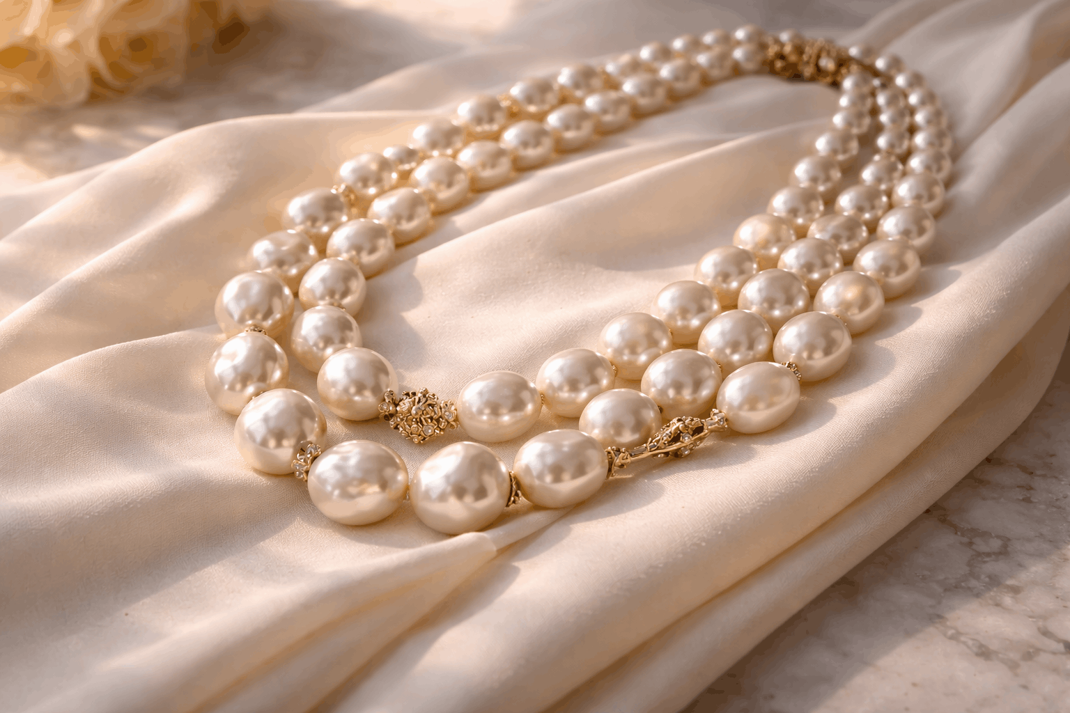 01. أبرز اتجاهات مجوهرات اللؤلؤ للعرائس في 2026