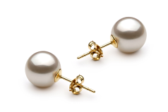 8-9mm AA Quality Japanese Akoya Cultured Pearl Set in White