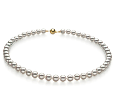 7.5-8mm Hanadama - AAAA Quality Japanese Akoya Cultured Pearl Necklace in Hanadama 18-inch White