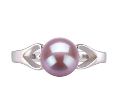 6-7mm AA Quality Freshwater Cultured Pearl Ring in Jessica Lavender