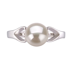 6-7mm AA Quality Freshwater Cultured Pearl Ring in Jessica White