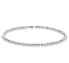 5-6mm AAA Quality Freshwater Cultured Pearl Set in White