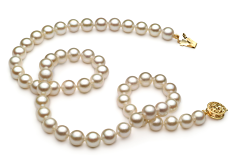 6-7mm AA Quality Japanese Akoya Cultured Pearl Necklace in White