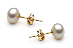 6-7mm AA Quality Freshwater Cultured Pearl Set in White