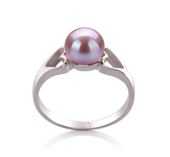 6-7mm AA Quality Freshwater Cultured Pearl Ring in Jessica Lavender